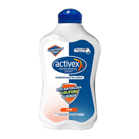 Activex Antibakteriyel Sıvı Sabun Aktif Koruma 1.5 L 3 ADET