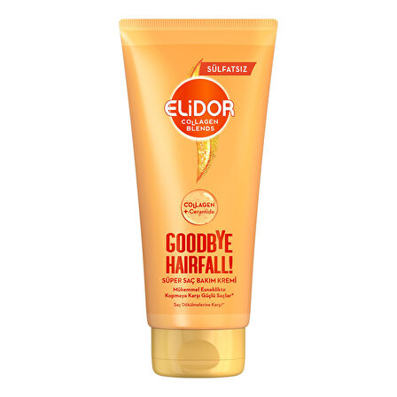 Elidor Sülfatsız Saç Bakım Kremi Goodbye Hairfall 170 ml 3 ADET