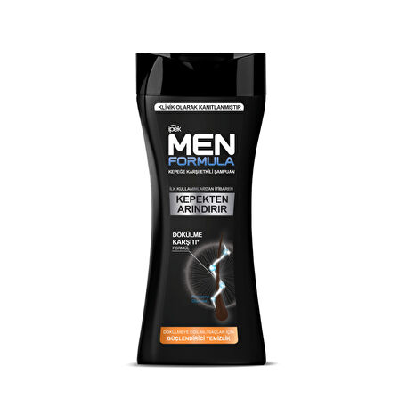 Ipek Men Formula Kepeğe Karşı Etkili Şampuan - Dökülmeye Eğilimli Saçlar 480 ml 3 ADET