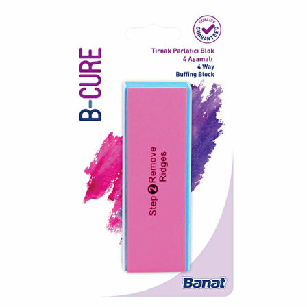 B-Cure Tırnak Parlatıcı Blok 4 Fonksiyonlu 3 ADET
