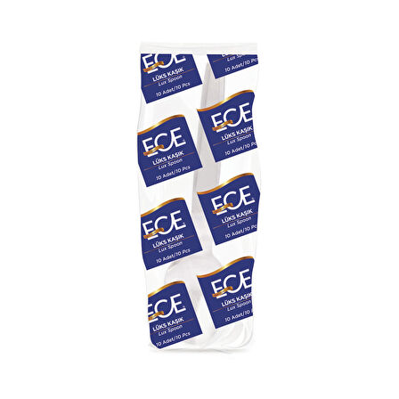 Ece Lüks Plastik Kaşık 10'lu 3 ADET