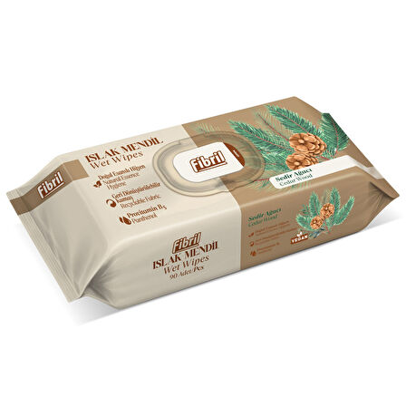 Fibril Sedir Ağacı Islak Mendil 90'lı 3 ADET