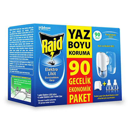 Raid Makine + Likit Yedek 90 Gece 3 ADET