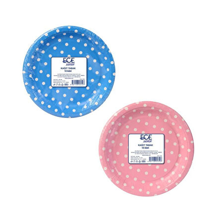 Ece Kağıt Tabak 10'lu 23 Cm 3 ADET