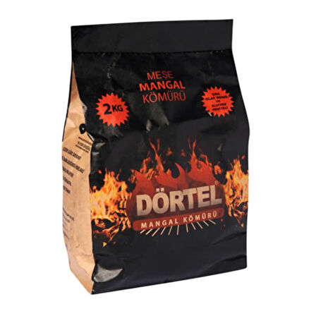 Dörtel Mangal Kömürü Craft 2 Kg  3 ADET