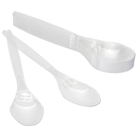 Roll-Up Plastik Lüks Kaşık 10'lu 3 ADET