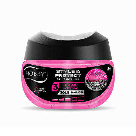 Hobby Style&Protect Jöle Islak 250 Ml 3 ADET