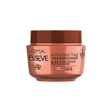 L'Oréal Paris Elseve 6 Mucizevi Yağ Besleyici Maske 300 Ml 3 ADET
