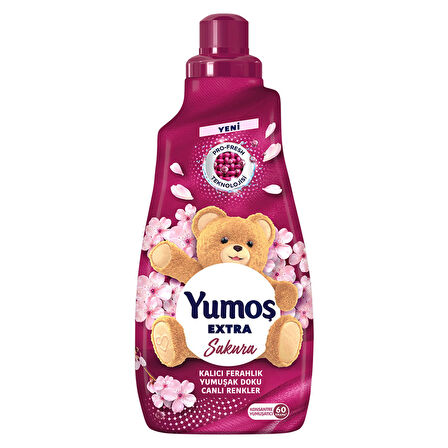 Yumoş Extra Konsantre Çamaşır Yumuşatıcı Sakura 1440 Ml 60 Yıkama 3 ADET