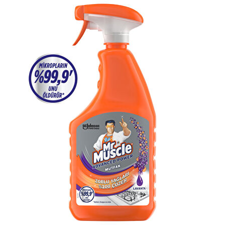 Mr. Muscle Advanced Power Mutfak Temizleyici Lavanta 750ml 3 ADET