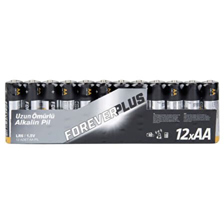 Forever Plus Alkalin Kalem Pil 12'li 3 ADET