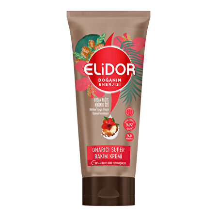 Elidor Onarıcı Süper Saç Bakım Kremi Argan Yağı ve Hibiskus Özü 170 ml 3 ADET