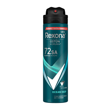 Rexona Men Erkek Sprey Deodorant Invisible Ocean Deep 150 ml 3 ADET