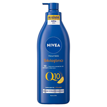 NIVEA Sıkılaştırıcı Vücut Sütü Q10 + C Vitamini 400 Ml 3 ADET