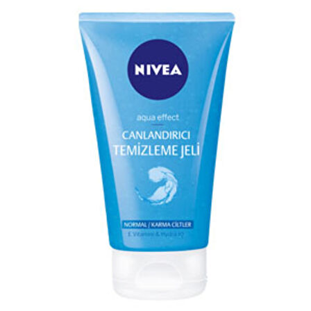 NIVEA Canlandırıcı Yüz Temizleme Jeli Normal/Karma Cilt 150 ml 3 ADET