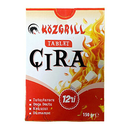 Közgrill Tablet Çıra 12'li 150 G 3 ADET
