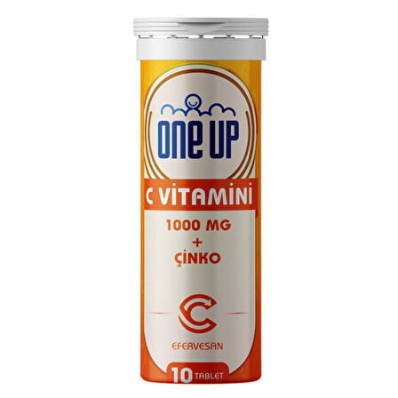 One Up C Vitamini + Çinko 10 Efervesan Tablet 3 ADET