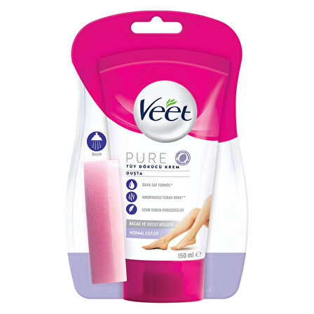 Veet Pure Duşta Tüy Dökücü Krem 150Ml 3 ADET