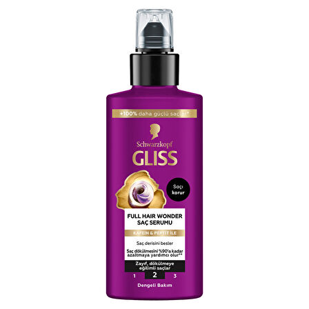 Gliss Saç Derisi Serumu Full Hair Wonder 100 Ml 3 ADET