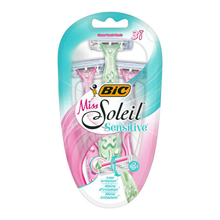 Bic Miss Soleil Sensitive Kadın Tıraş Bıçağı 3'lü 3 ADET