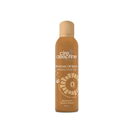 Cire Aseptine Işıltılı Sprey Güneş Yağı 0 SPF 200 Ml 3 ADET