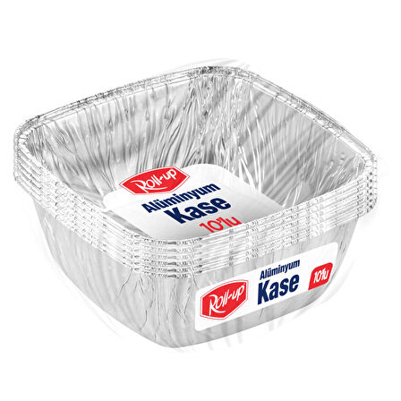 Roll-Up Alüminyum Aşure Kasesi 10'lu 3 ADET