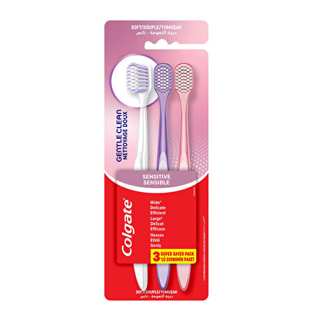 Colgate Gentle Clean Diş Fırçası 2+1 3 ADET