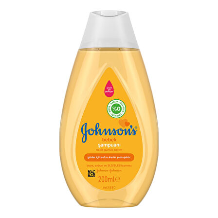 Johnson's Baby Şampuan, 200ml 3 ADET