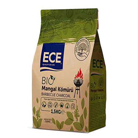 Ece Bio Mangal Kömürü 1.5 Kg 3 ADET