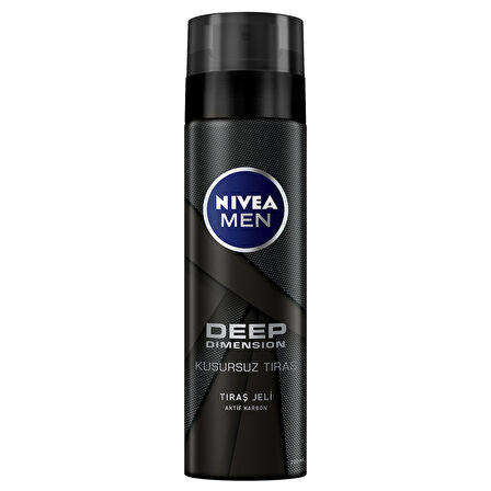 NIVEA MEN Erkek Tıraş Jeli Deep Dimension 200 Ml 3 ADET