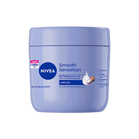 Nivea Smooth Sensation El & Vücut Bakım Kremi 400 Ml 3 ADET