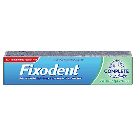 Fıxodent Complete Diş Protez Yapıştırıcı Krem 47G 3 ADET