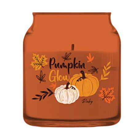 Ruby Pumpkin Glow Kokulu Mum 170 G 3 ADET