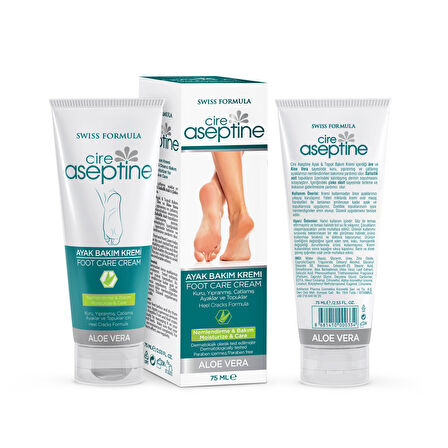 Cire Aseptine Ayak Kremi 75 Ml 3 ADET