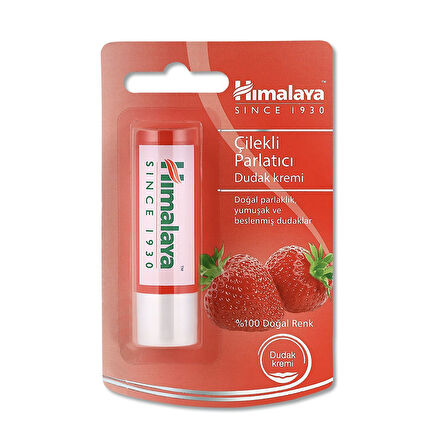Himalaya Çilekli Parlatıcı Dudak Kremi 4.5 G 3 ADET