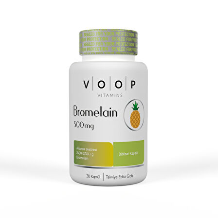 Voop Bromelain 30 Kapsül 3 ADET