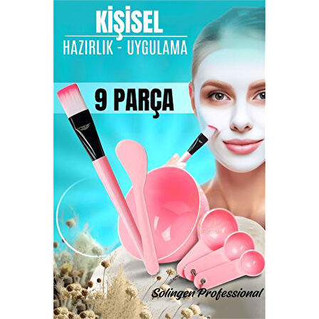 Findit 9 Parça Maske Hazırlama Karıştırma Kiti Solingen Professional