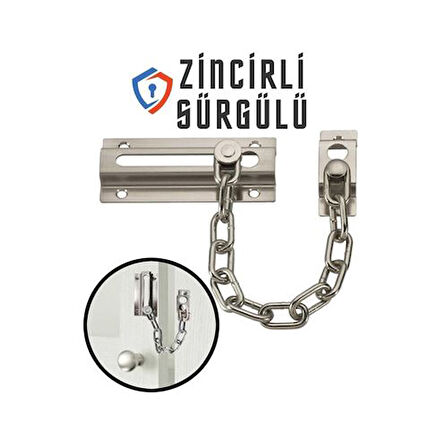 Findit Sürgülü Kapı Emniyet Kilidi Saten