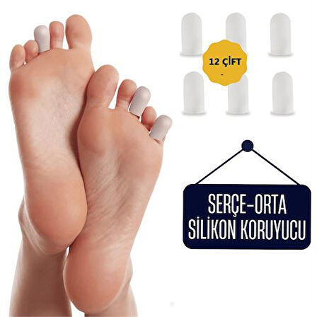 Findit 24 ADET  Serçe Parmak İçin Silikon Koruyucu 711550