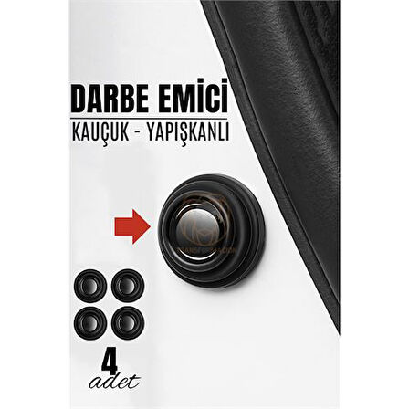 Kapı Bagaj Kaput Ses Darbe Emici Kauçuk Conta 4 ADET