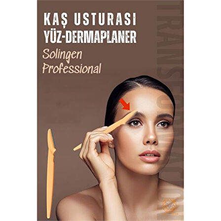 Kaş Şekillendirici Kaş Dermaplaner Yüz Usturası Solingen Professional