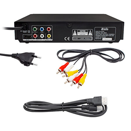 HELLO HL-5483 USB-HDMI DVD/DIVX KUMANDALI HD DVD PLAYER-Findit