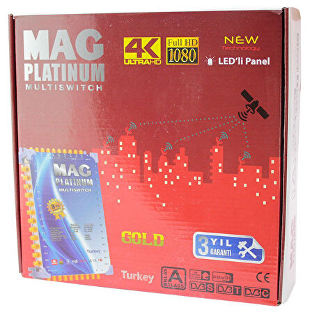 10*16 SONLU UYDU SANTRALİ MAG PLATINUM-Findit