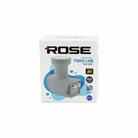 2Lİ UYDU LNB UNIVERSAL TWIN FULL HD - 3D - 0.1dB RLE-200-Findit