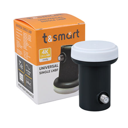 TSMART 0.7DB ULTRA HD 4K UNIVERSAL TEK ÇIKIŞLI SINGLE LNB-Findit