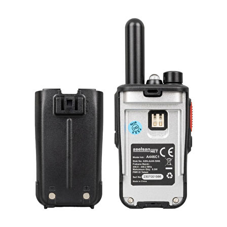 ASELSAN A446C1 TEKLİ 16 KANAL 10KM PMR 446 TELSİZ-Findit