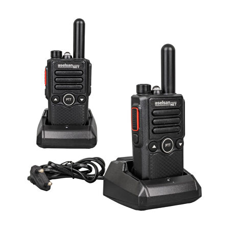 ASELSAN A446C1 TEKLİ 16 KANAL 10KM PMR 446 TELSİZ-Findit