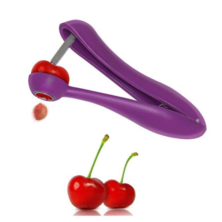 Pratik Kolay Zeytin ve Vişne Çekirdeği Çıkarma Aleti Aparatı-Findit