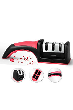 3 Aşamalı Bıçak Makas Bileyici Keskinleştirme Aleti-Findit