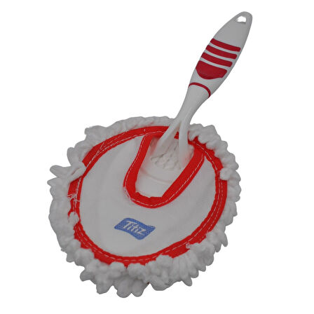 Mikrofiber Duster Toz Leke Kir Alıcı Temizleyici Tutacaklı Temizlik Bezi Aparatı Malzemesi-Findit